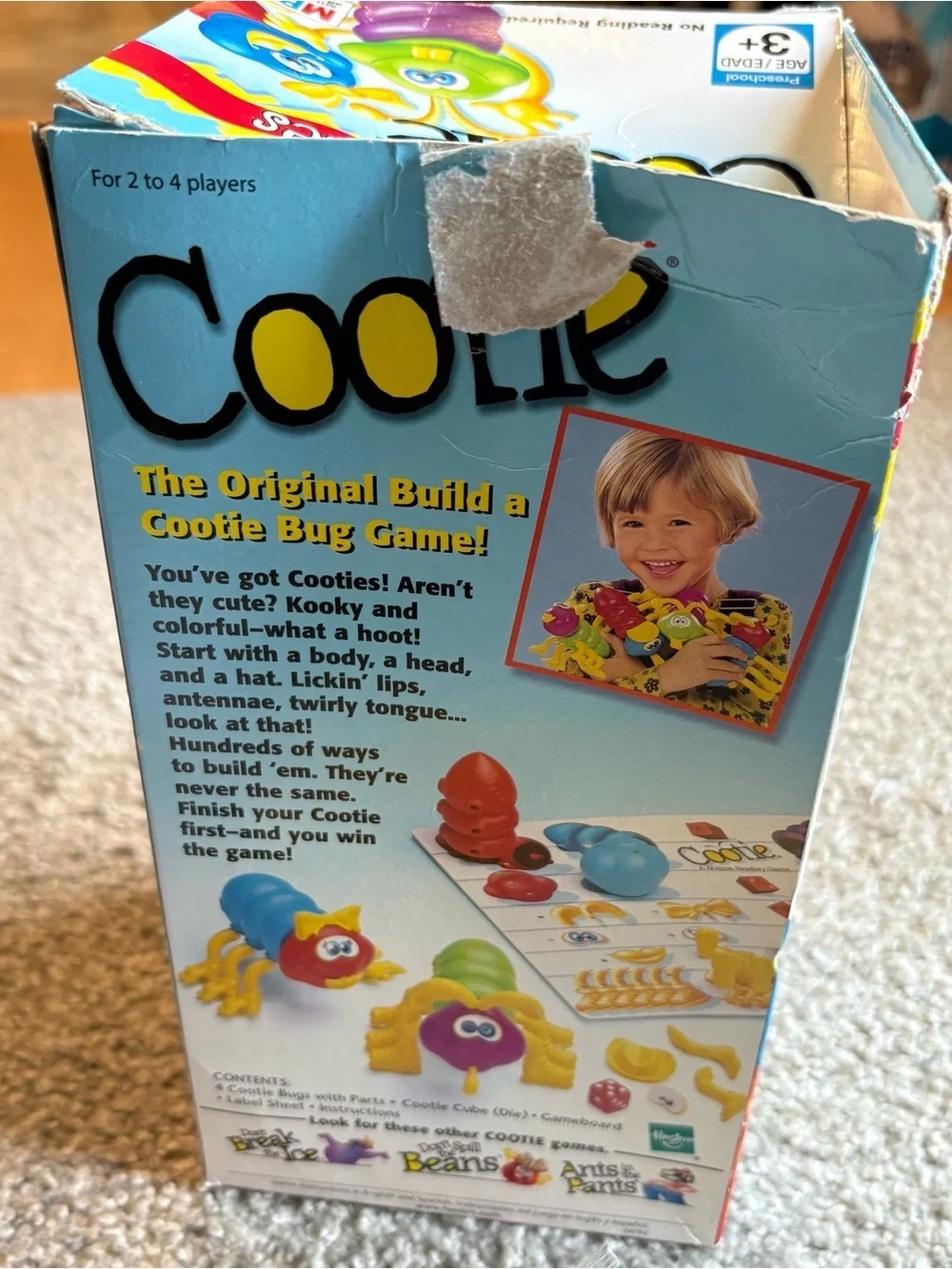 1999 Milton Bradley Cootie Game Complete Vintage Bug